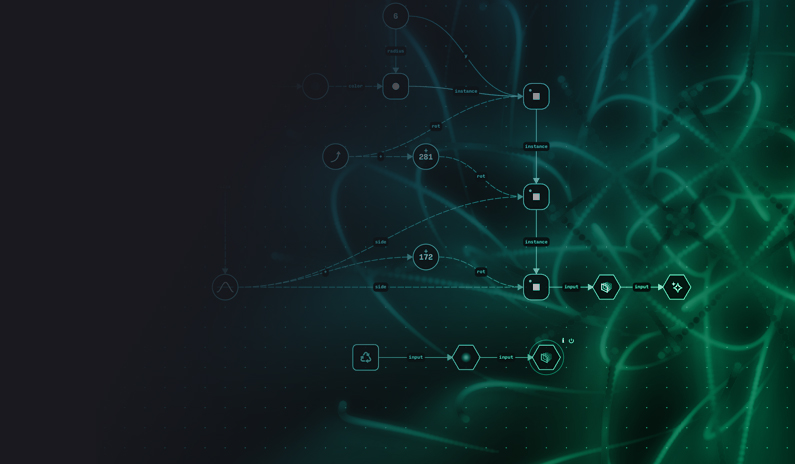 A node editor like no other